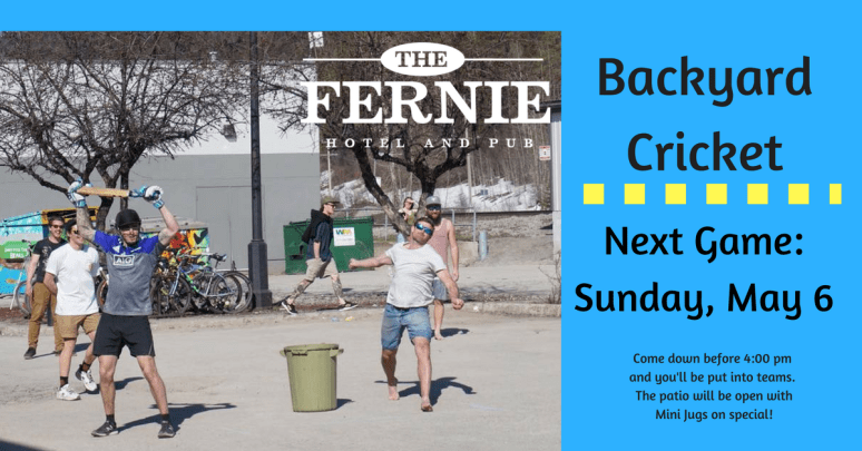 Backyard Cricket May 6